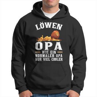 Löwen Opa Wie Ein Normaler Opa Wie Ein Normaler Kapuzenpullover - Geschenkecke