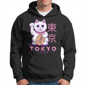 Lucky Tokyo Japan Cat Hoodie - Thegiftio UK