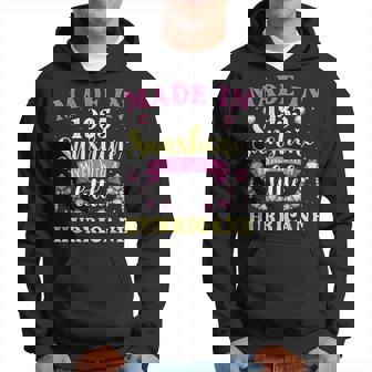 Made In 1935 Sunshine Hurricane Year Of Birth Birthday Hoodie - Thegiftio UK