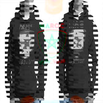 Maroc Football Maillot Avec L'art Du Keffieh Palestinien Sweat à capuche - Cadeauxyz