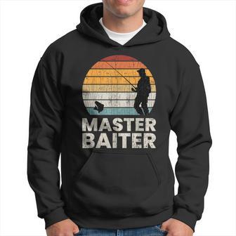 Master Baiter Fishing Fishermen Fish Graphic Hoodie - Thegiftio UK