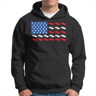 Matching Cornhole American Flag Usa July 4Th Cornhole Hoodie - Thegiftio UK