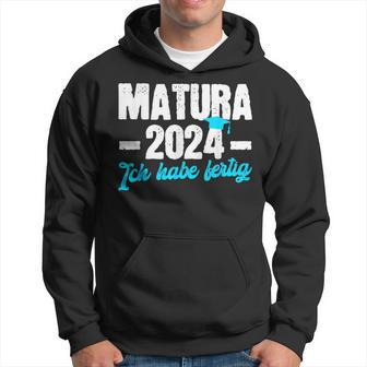 Matura 2024 Ich Habe Fertig Matura Bestanden Kapuzenpullover - Seseable