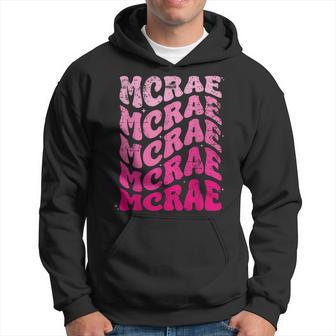 Mcrae Personalized Name I Love Mcrae 70'S Vintage Hoodie - Thegiftio UK