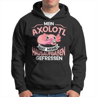 Mein Axolotl Hat Meine Homework Gefressen Axolotl Children's Kapuzenpullover - Geschenkecke