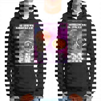 Meme Man Meme Beans Meme Culture Gen Z Surreal Hoodie - Monsterry