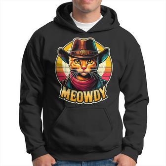 Meowdy Cat Cowboy Western Cat Hoodie - Thegiftio UK