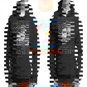 The Metric System Can't Measure Freedom 4Th Of July Eagle Hoodie | Mazezy