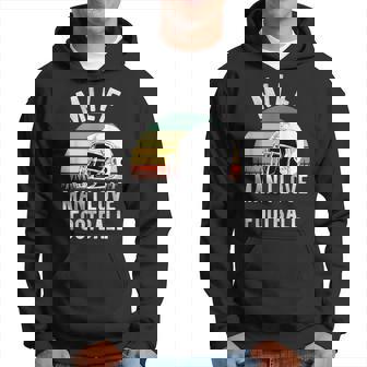 Milf- Man I Love Football Fan Rude Adult Humor Retro Hoodie - Monsterry