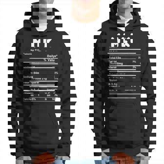 Milk Nutrition Facts Ingredient Thanksgiving Xmas Food Hoodie - Monsterry