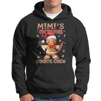 Mimi’S Christmas Cookie Crew Santa Gingerbread Family Xmas Hoodie - Thegiftio UK