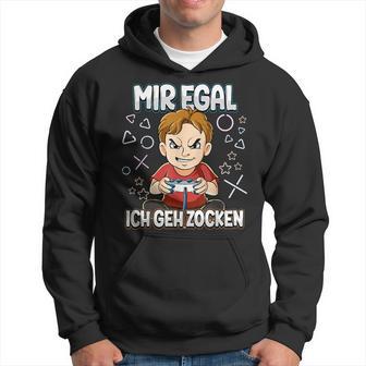 Mir Egal Ich Geh Zocken Gaming Kapuzenpullover - Geschenkecke