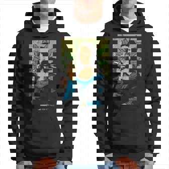 Mona Lisa Smoking A Joint Weed Cannabis Stoner Hoodie - Thegiftio UK