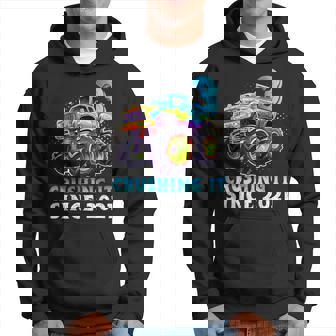 Monster Truck 3 Year Old Boys 3Th Birthday Party Born 2021 Hoodie | Seseable UK