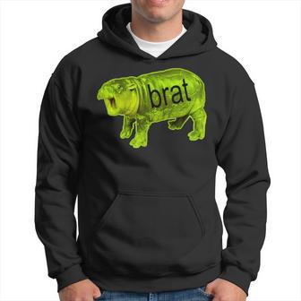 Moo Deng Brat Cute Baby Hippo Hoodie - Thegiftio UK