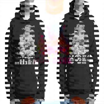 Moo-Deng Famous Cute Baby Pigmy Hippo In Thai Hippo Lovers Hoodie - Monsterry
