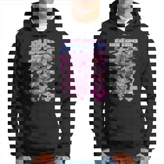 Moo Deng I Love You Cochon Rebondissant En Thaïlandais Mignon Bébé Hippopotame Meme Sweat à capuche - Cadeauxyz