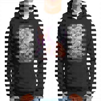 Moo Deng With The Moon Hoodie - Thegiftio UK
