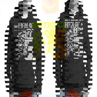Motocross Mx 5Th 5 Year Old Dirt Bike Birthday Party Hoodie - Monsterry