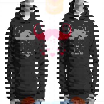 Moustache Coeurs Cheveuxisage Homme Barbu Sweat à capuche - Cadeauxyz