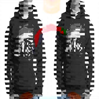 Mr And Mrs Claus Couples Matching Christmas Pajamas Santa Hoodie - Monsterry