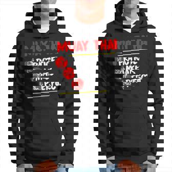 Muay Thai Practice Makes Perfect Fighting Style Hoodie - Monsterry