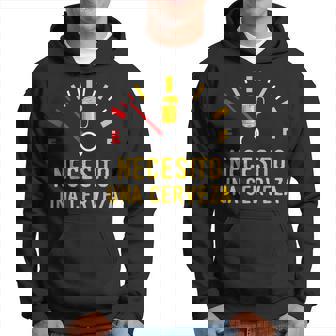 Necesito Una Cerveza Divertido Bebiendo Medidor De Cerveza Sudadera - Regaloses