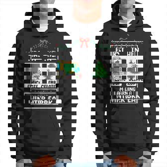 New First Educate Then Celebrate Christmas Winter Break Hoodie | Seseable FR