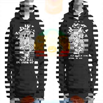 No Diggity Bout To Bag It Up Cute Ghost Halloween Hoodie - Monsterry