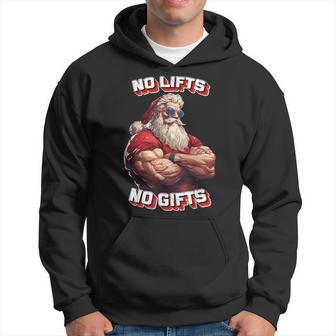 No Lifts No Buff Santa Kapuzenpullover - Geschenkecke