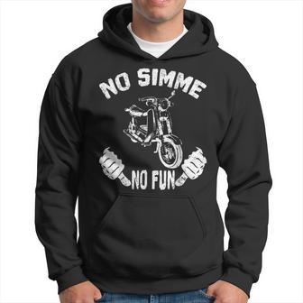 No Simme No Fun Simson Sr50 Kapuzenpullover - Geschenkecke