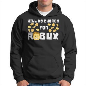 Noob And Professional Gamer Will Do Chores For Robux Hoodie - Thegiftio UK