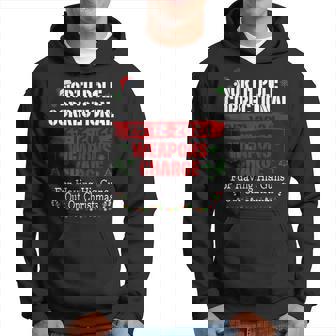 North Pole Correctional Weapons Charge For Having His Guns Hoodie - Thegiftio