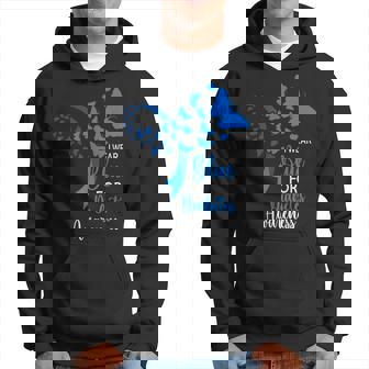 In November We Wear Blue Ribbon Diabetes Awareness Month Hoodie - Monsterry