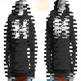 Number 84 Sports Jersey Lucky Favorite Number Hoodie - Monsterry