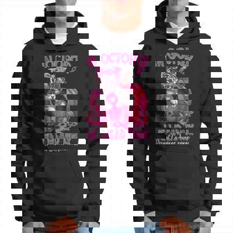 In October We Wear Pink Cat Ribbon Breast Cancer Awareness Hoodie | Mazezy