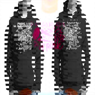 In October We Wear Pink With Cheer Breast Cancer Cheerleader Hoodie | Mazezy