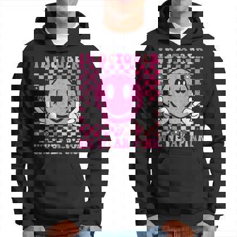 In October We Wear Pink Ribon Smile Face Breast Cancer Hoodie - Thegiftio UK