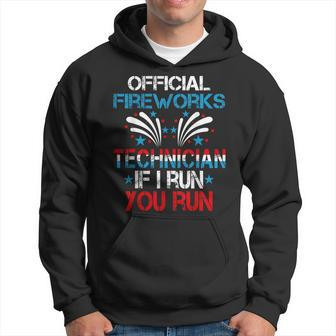 Official Fireworks Technician 4Th Of July Pyro-Technician Hoodie - Monsterry CA