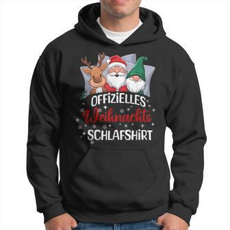 Offizielles Weihnachts Schlaf Lustig Familie Pyjama Kapuzenpullover - Geschenkecke