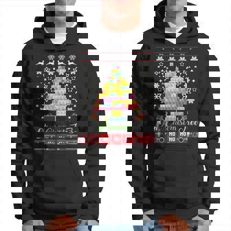 Oh Chemist Tree Merry Christmas Ugly Sweater Chemistry Hoodie | Mazezy
