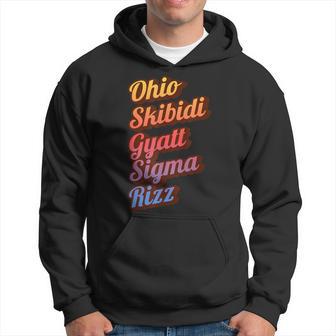 Ohio Skibidi Gyatt Sigma Rizz Rizzler Ohio Sigma Gyatt Hoodie - Thegiftio UK