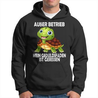 Ohne Betrieb Schildkrötle Kapuzenpullover - Geschenkecke