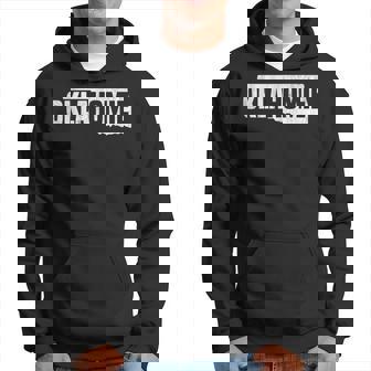 Oklahomie Humor Oklahoma State Pride Vintage Retro Hoodie - Monsterry