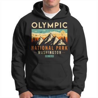 Olympic Est 1938 Washington Retro National Park Hoodie - Thegiftio UK