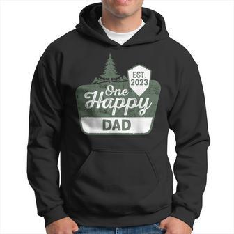 One Happy Dad Happy Camper Matching Family First Birthday Hoodie - Thegiftio UK