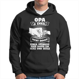 Opa & Enkel Immer Ein Herz Und Seele Opa Angel S Kapuzenpullover - Geschenkecke