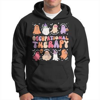 Ot Occupational Therapy Therapist Halloween Spooky Ota Ghost Hoodie - Thegiftio UK