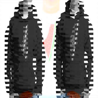 Palestine Watermelon Map Palestine Flag Peace Hoodie - Thegiftio UK