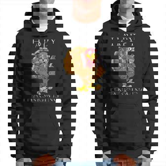 Party Happy Thanksgiving Day Feast Grateful Turkey Hoodie - Monsterry
